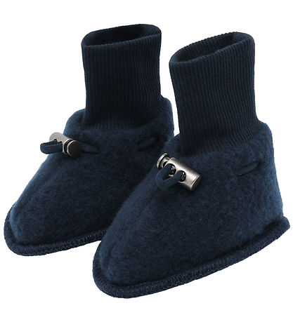 Hust and Claire Krabbelschuhe - Wollfleece - Felice - Mehr Navy