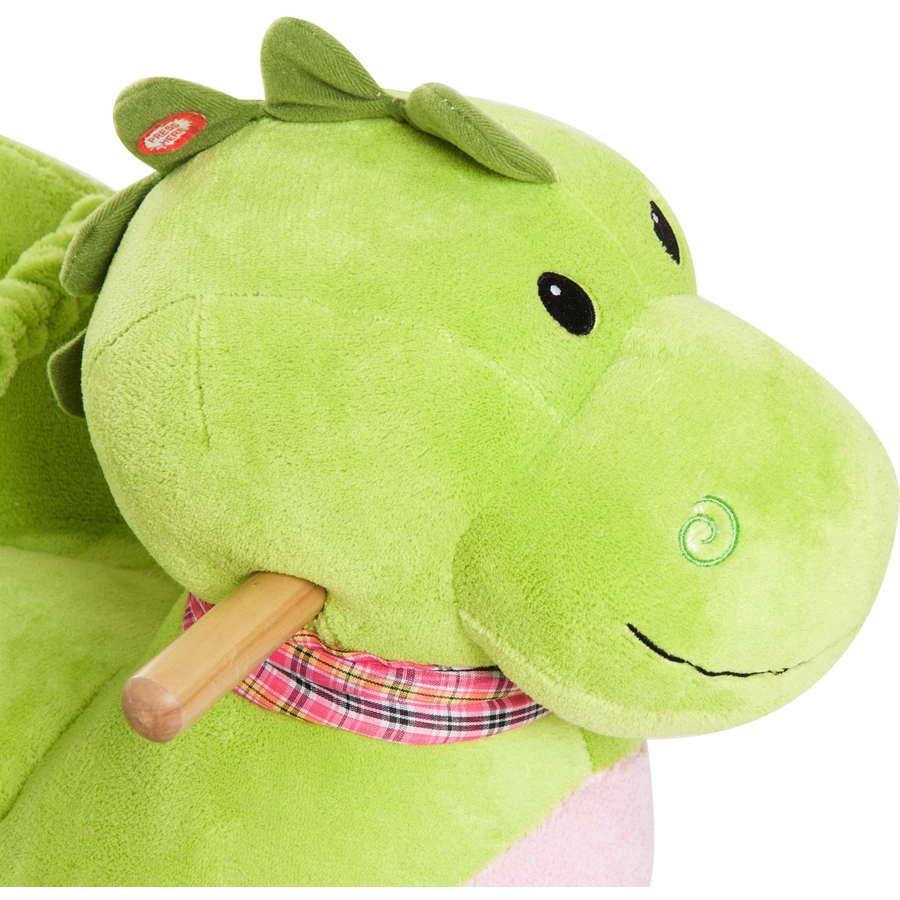 HOMCOM Schaukeltier als Drache grün
