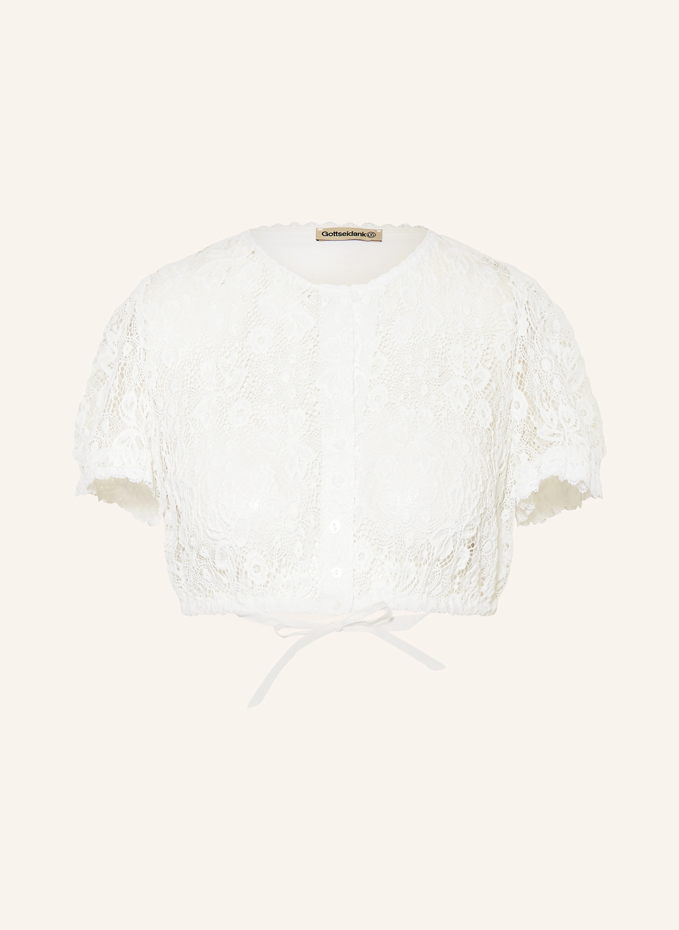 Gottseidank Dirndlbluse VICTORA im Materialmix
