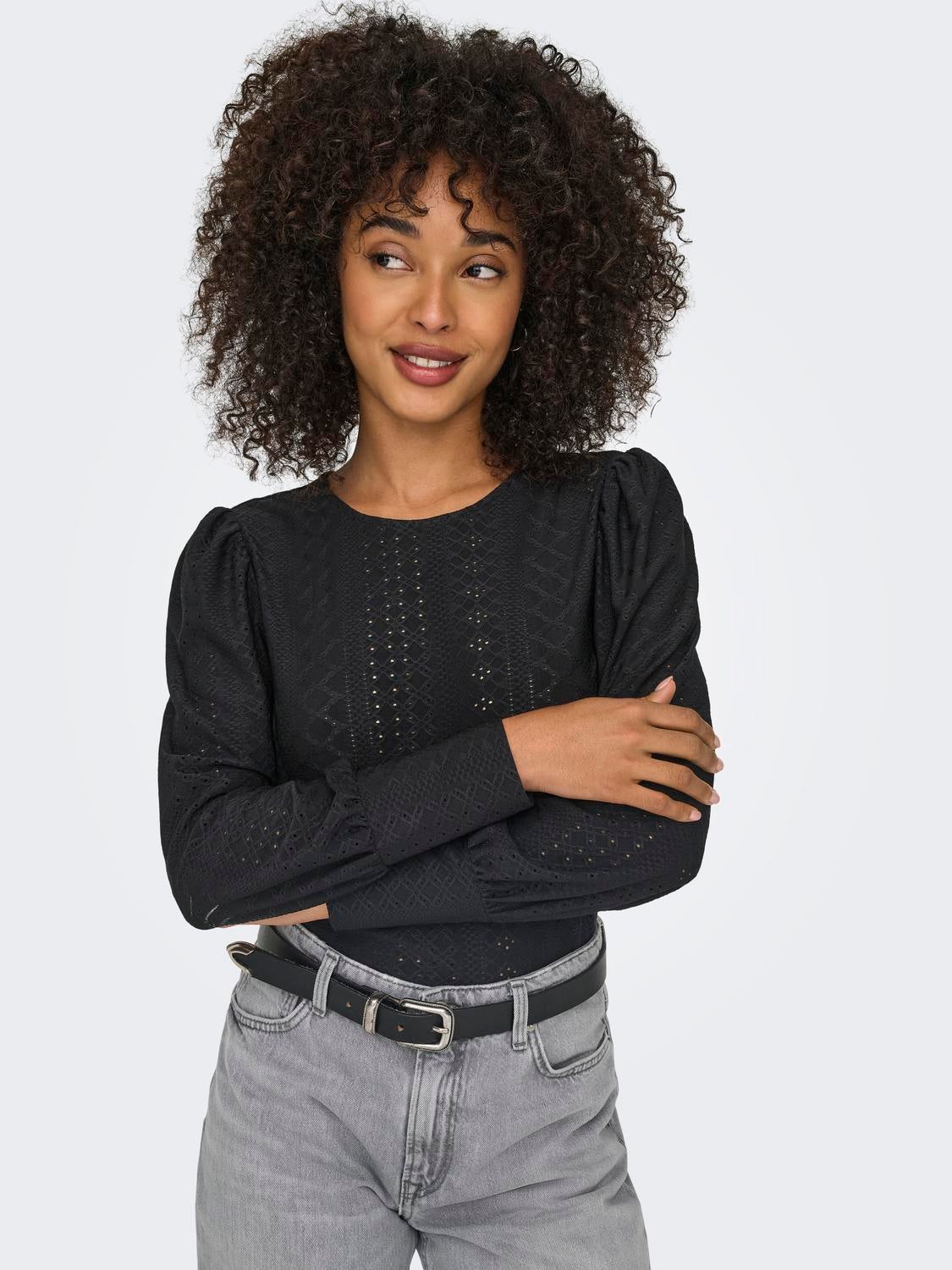 ONLSANDRA Top Black