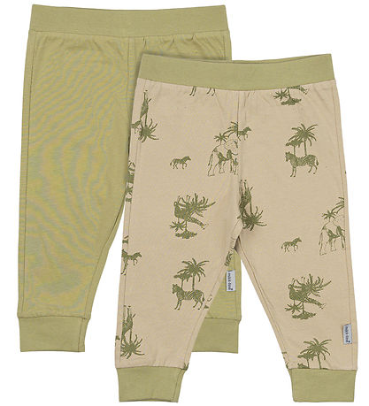 Mikk-Line Leggings - 2er-Pack - Grau Green