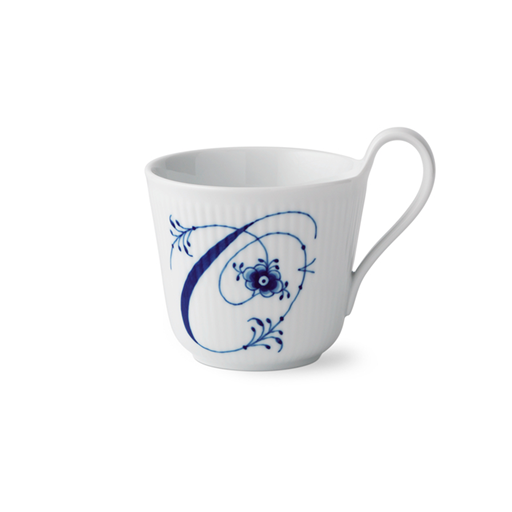 Royal Copenhagen Alfabet Højhankskop, O, 33 cl