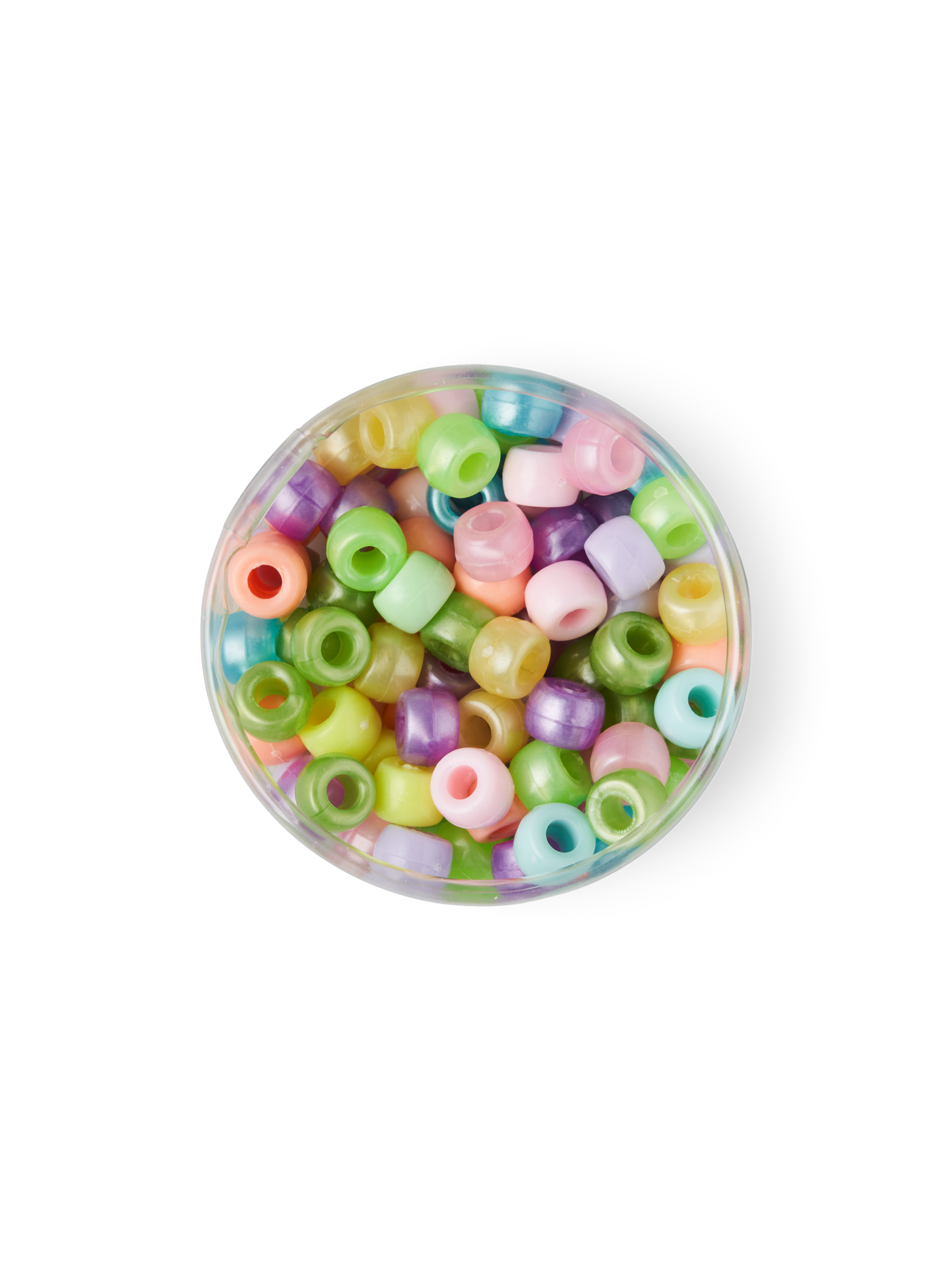 Perler | Polystyren/akryl. 30 g. Ø8,7 mm. | Multi