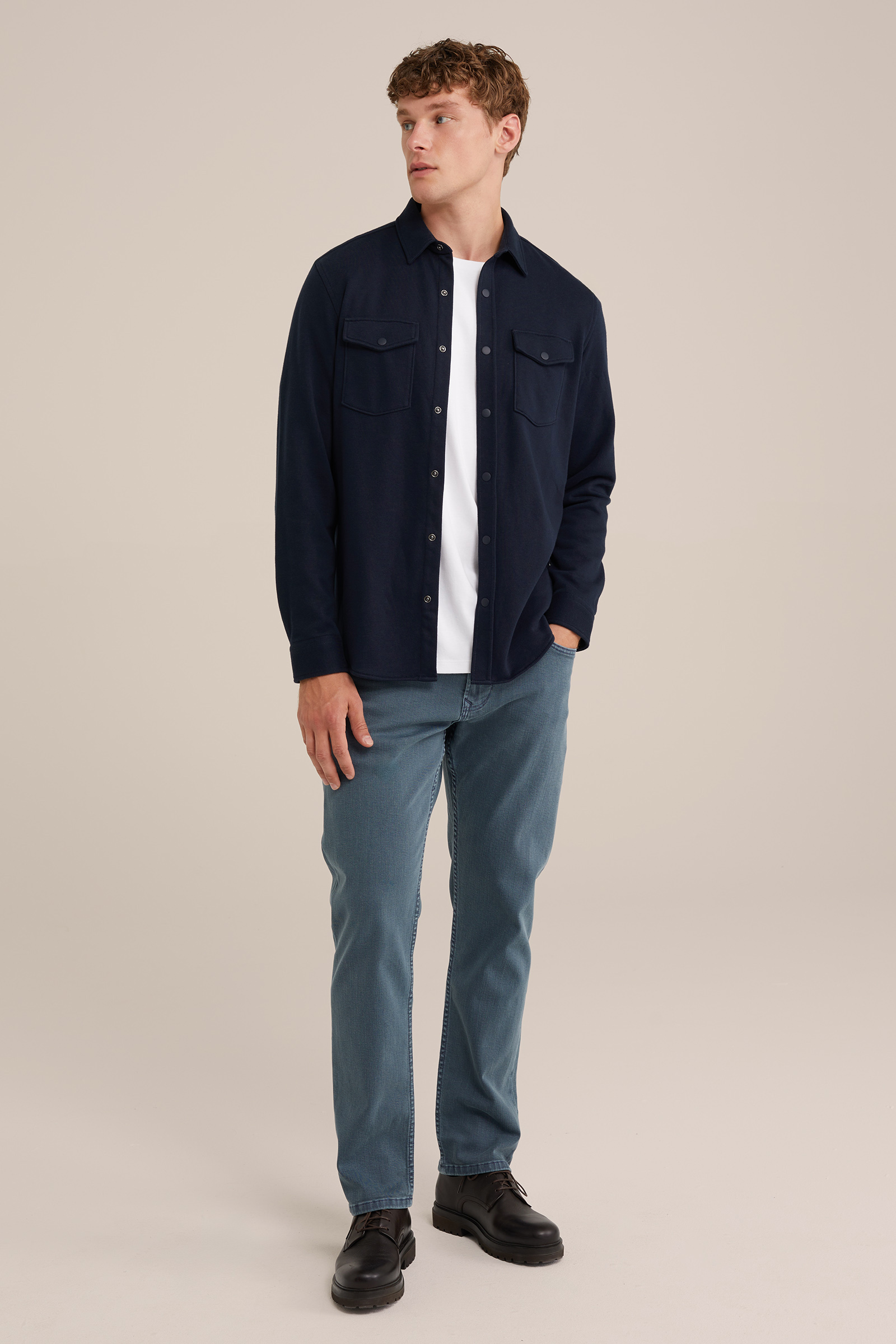 regular fit jeans met medium stretch Blue Ridge Blauw