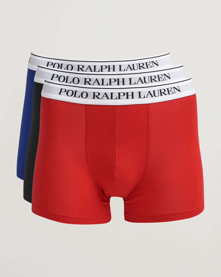 Polo Ralph Lauren 3-Pack Trunk RL Red/Heritage Royal/Black