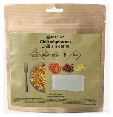 Repas lyophilisé Decathlon Nutrition Chili Végétarien - 120g