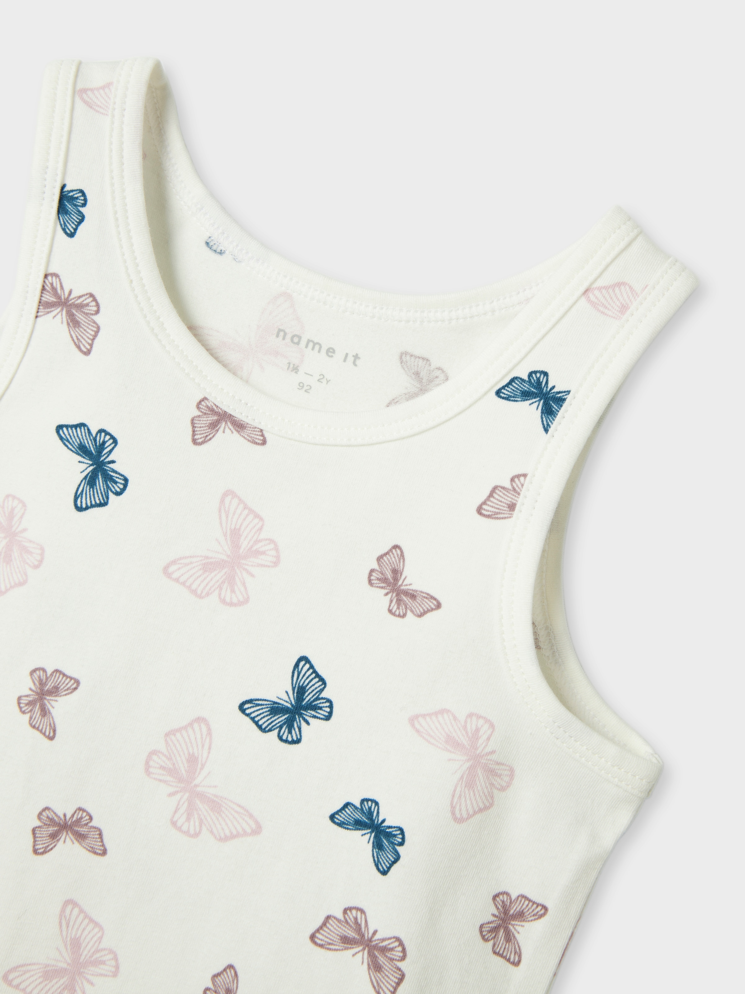 Name It Unterhemd »NMFTANK TOP 2P JET STREAM BUTTERFLY NOOS«, 2 Stk.