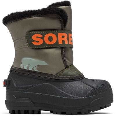 Sorel Children's Snow Commander Vintersko, Green