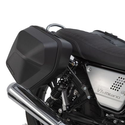 Valise SW-MOTECH KIT COMPLET URBAN ABS Noir (2x16.5 litres) - Noir