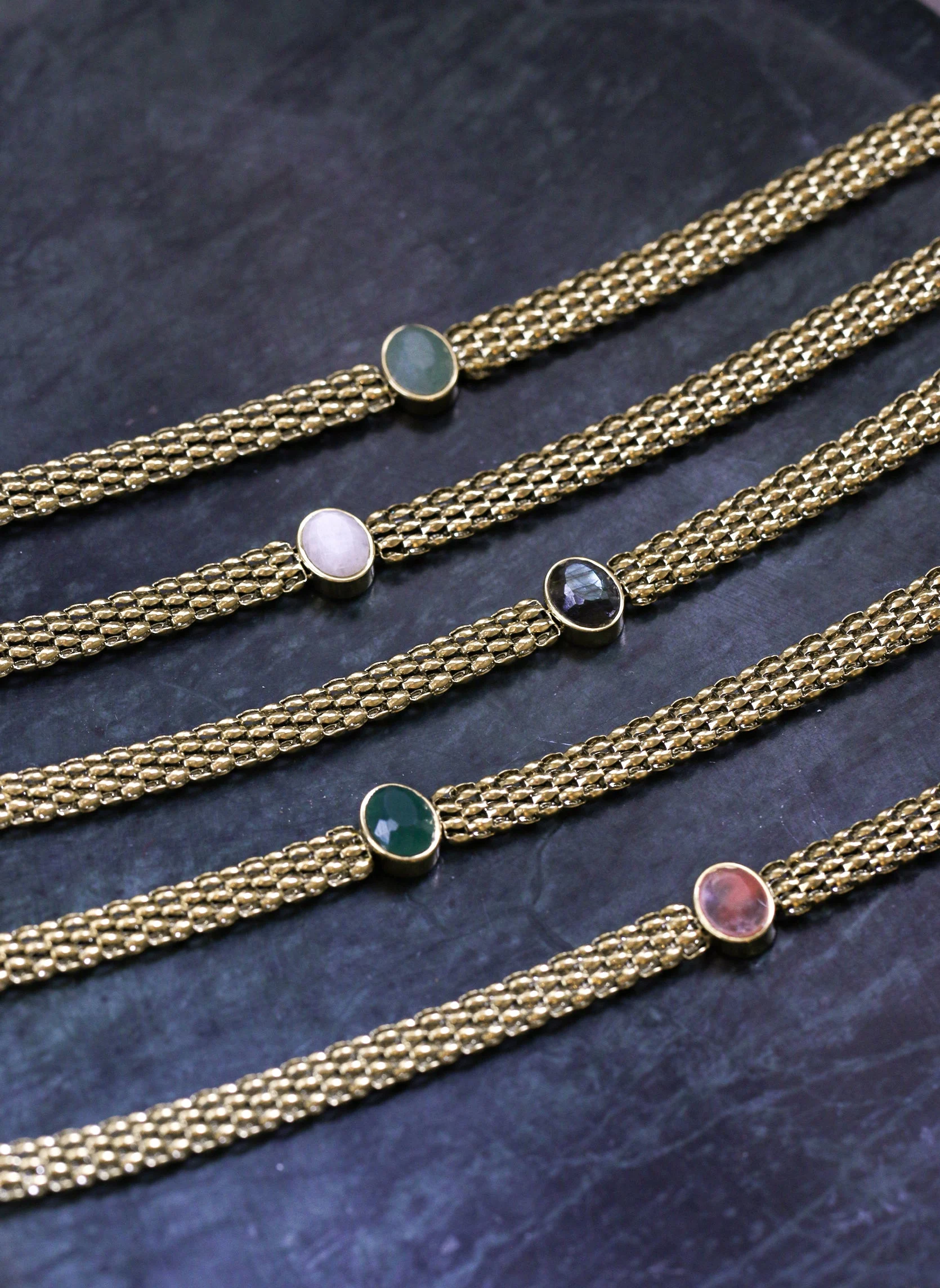 JUNON - Bracelet chaîne junon | Rose