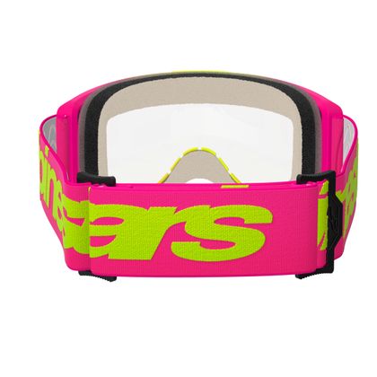 Masque cross Alpinestars VISION 5 WORDMARK 2025 - Rose / Jaune