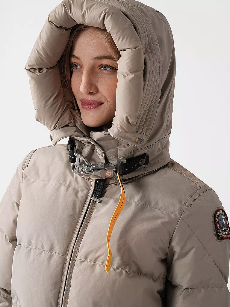PARAJUMPERS Daunensteppmantel LONG BEAR beige
