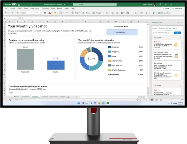 Lenovo ThinkVision P27h-30 - LED-skærm - 27