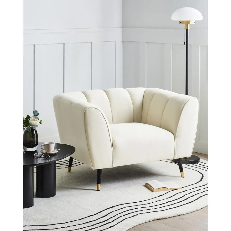 ORSTA - Fauteuil - Lichtbeige - Polyester