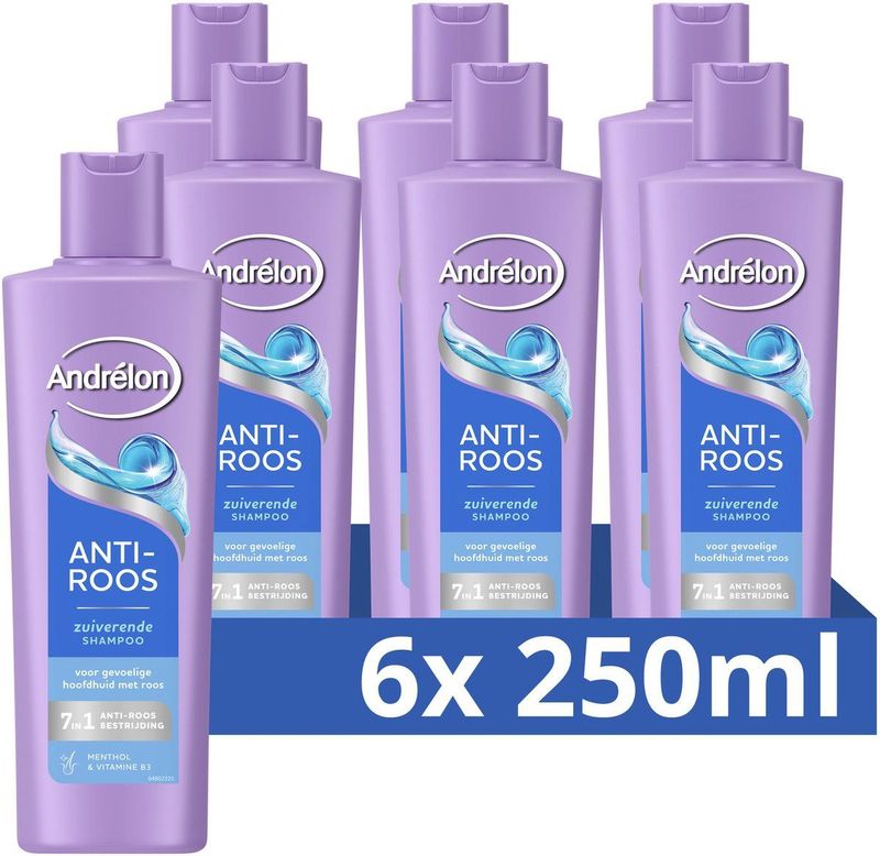 Andrélon - Anti-Roos - Shampoo - 6 x 250 ml