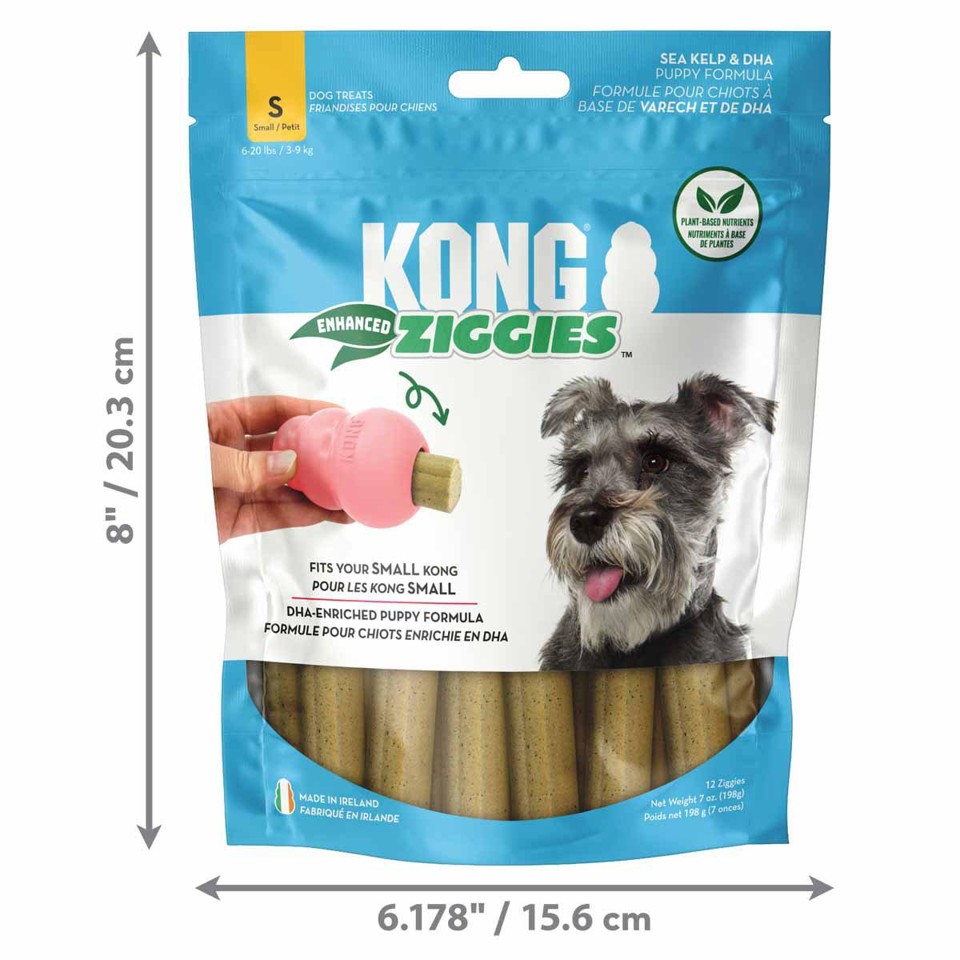 KONG -Ziggies Enhanced Hvalp S 198G