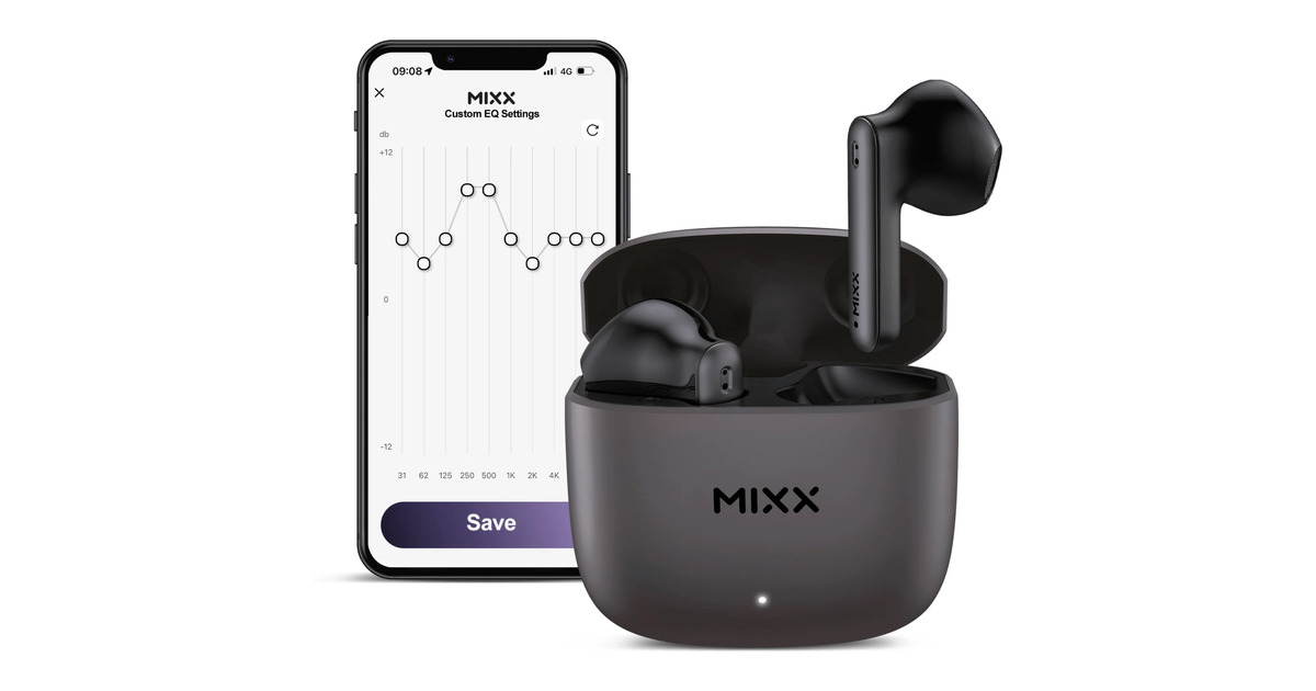 MIXXStreamBuds Custom 2 True Wireless Earbuds  headset  (Zwart)