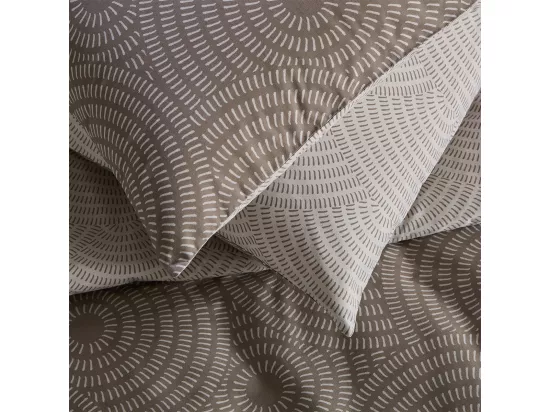 Parure de lit 2 personnes en polycoton 57 fils 200x200cm