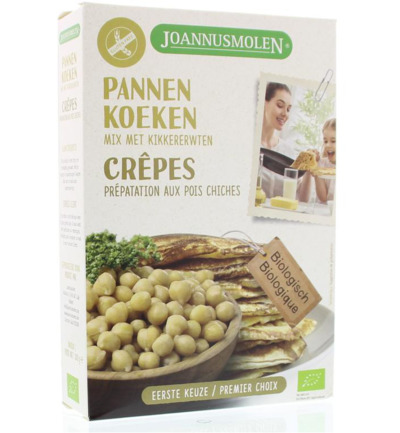 Joannusmolen Pannenkoeken Mix Met Kikkererwt Bio (300 gr)
