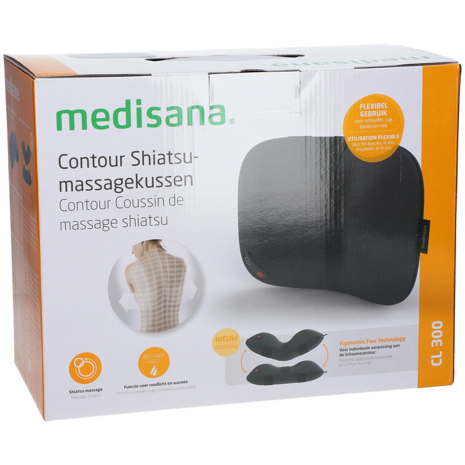 medisana® Contour Shiatsu-Massagekissen CL 300