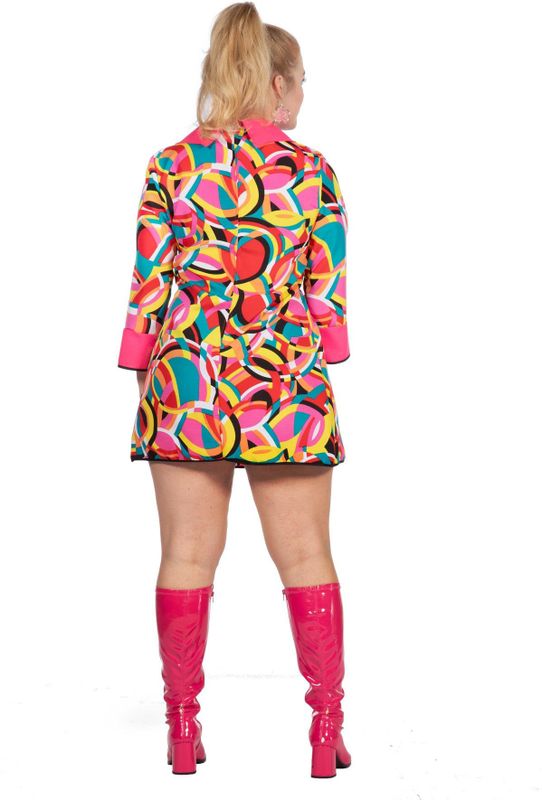 Carnavalsjurk - Popart - Multicolor - Polyester