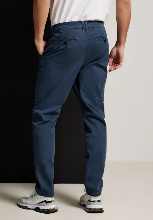 Regular Fit Chino - dark smoky blue