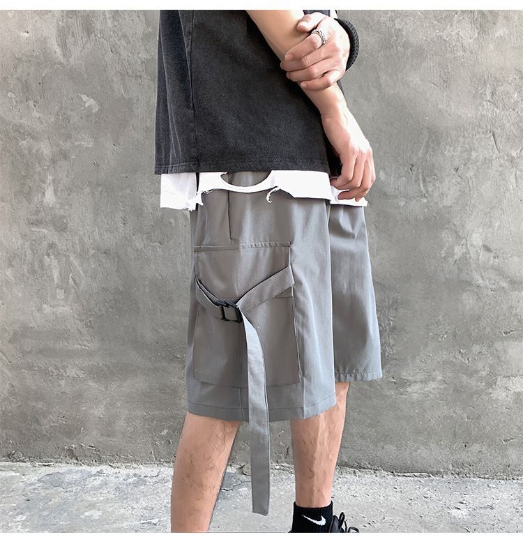 POSI - Cargoshorts met wijde pijpen