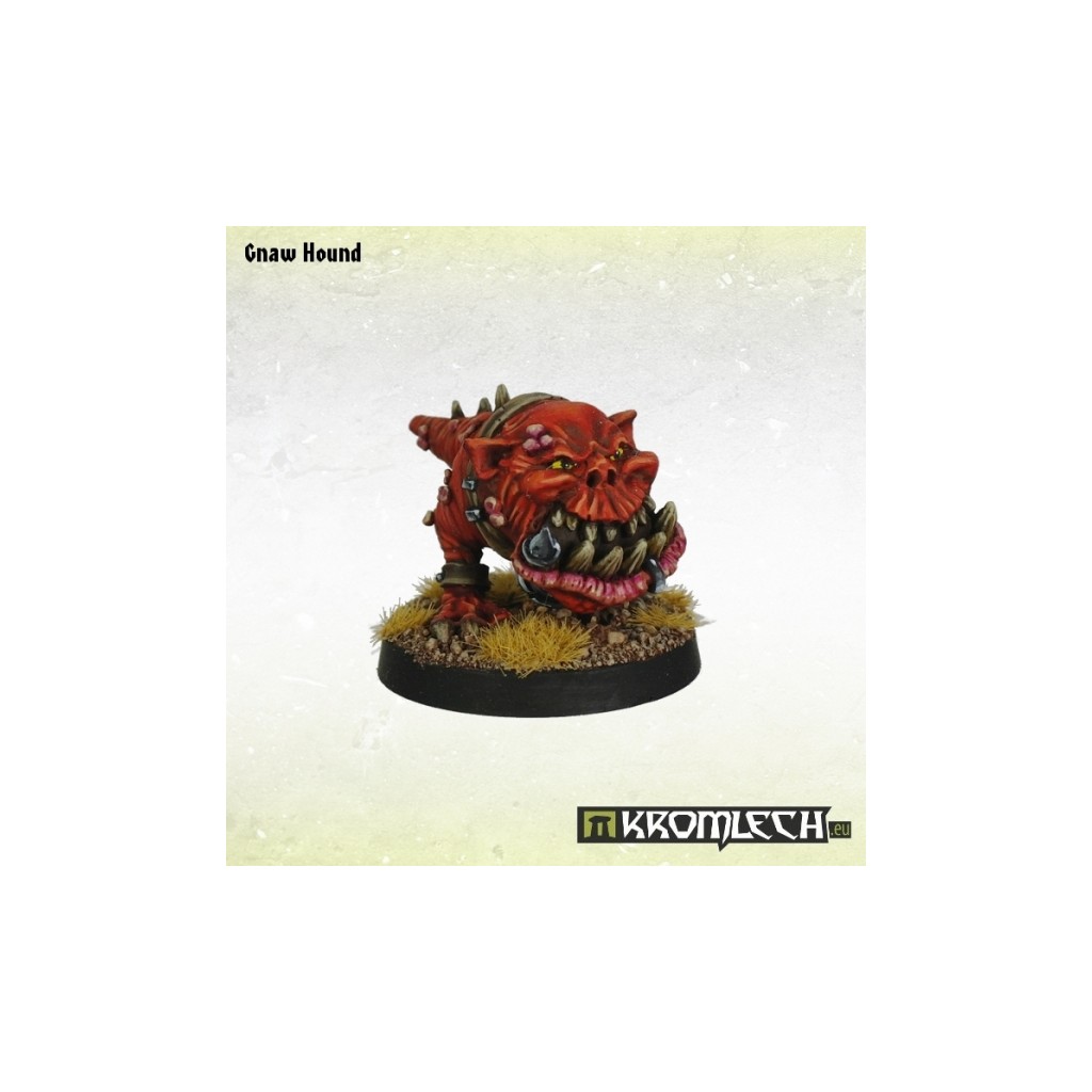 Iron Reich Orc Taskmaster with Gnaw Hound