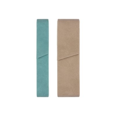 Oberthur Nomade - Etui simple pour stylo - bleu céladon