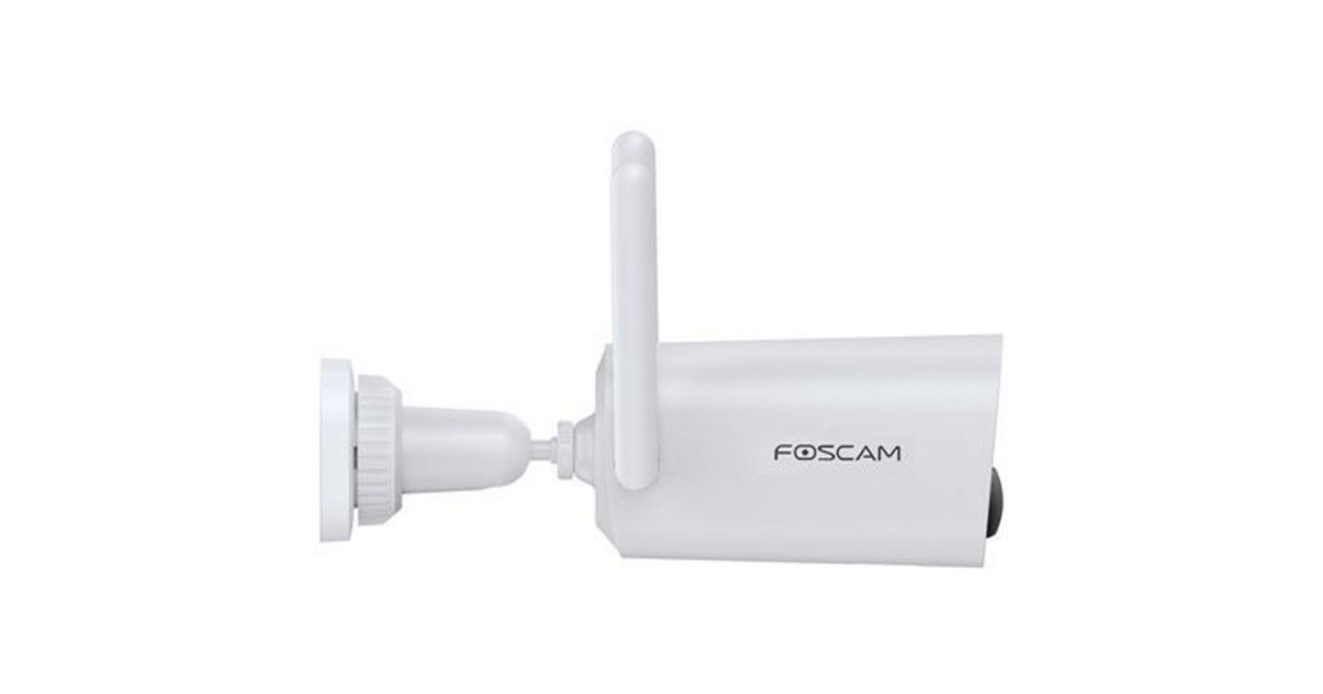 FoscamBP4, 2K/4MP WiFi batterij bullet beveiligingscamera  (Wit, Kleurennachtzicht)