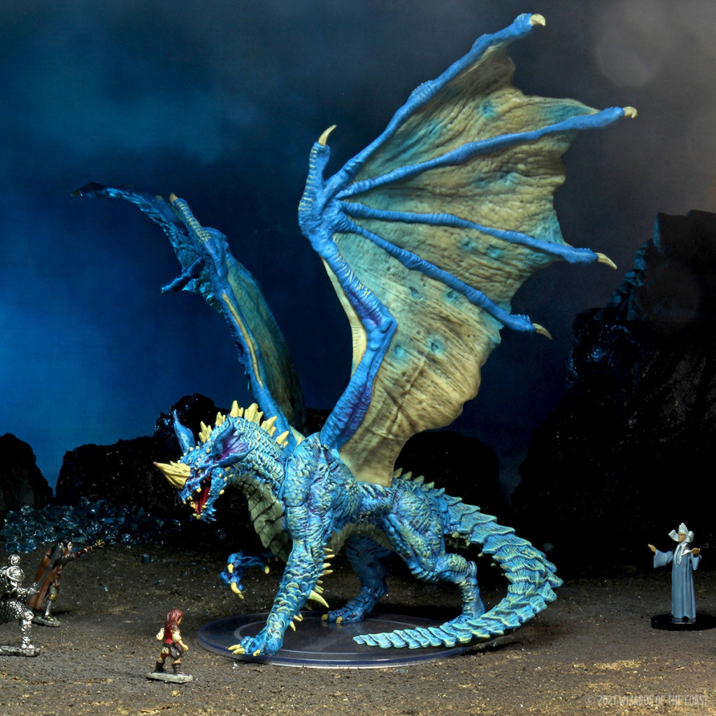 D&D Icons of the Realms Premium Figures - Adult Blue Dragon