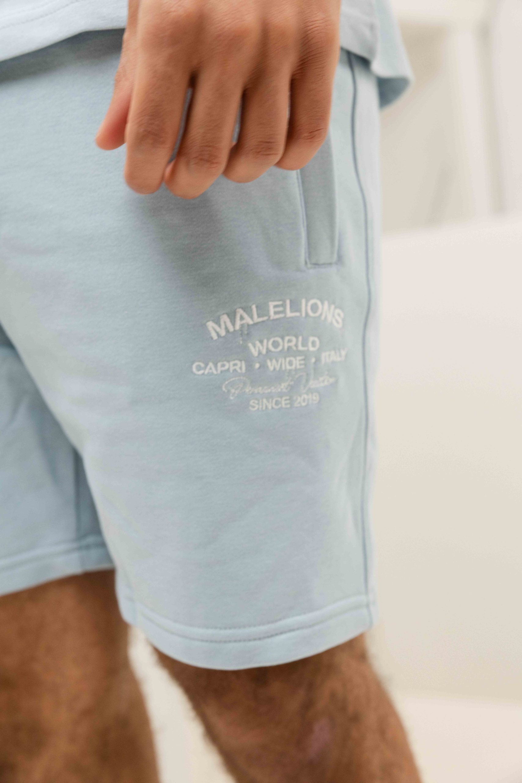 Malelions Permanent Vacation Zomerset Heren Lichtblauw