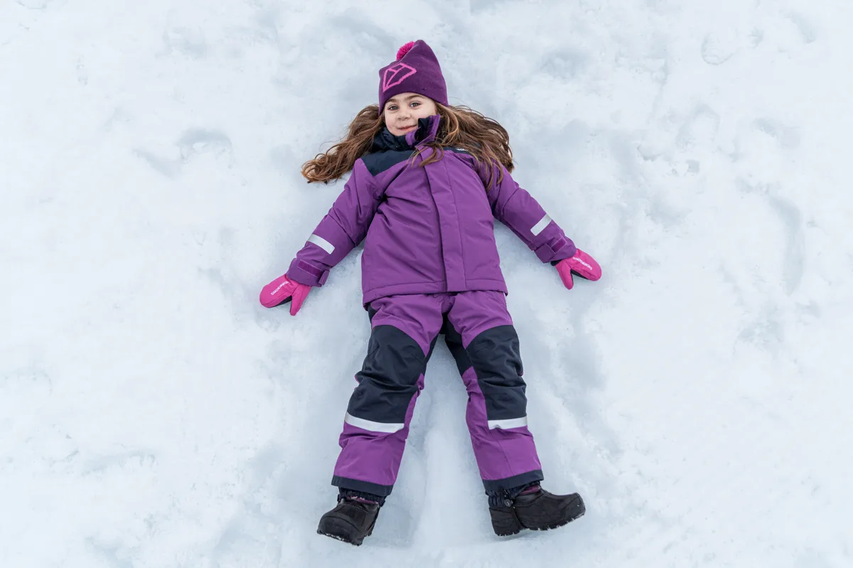 Didriksons Skare Kids Set Royal Purple