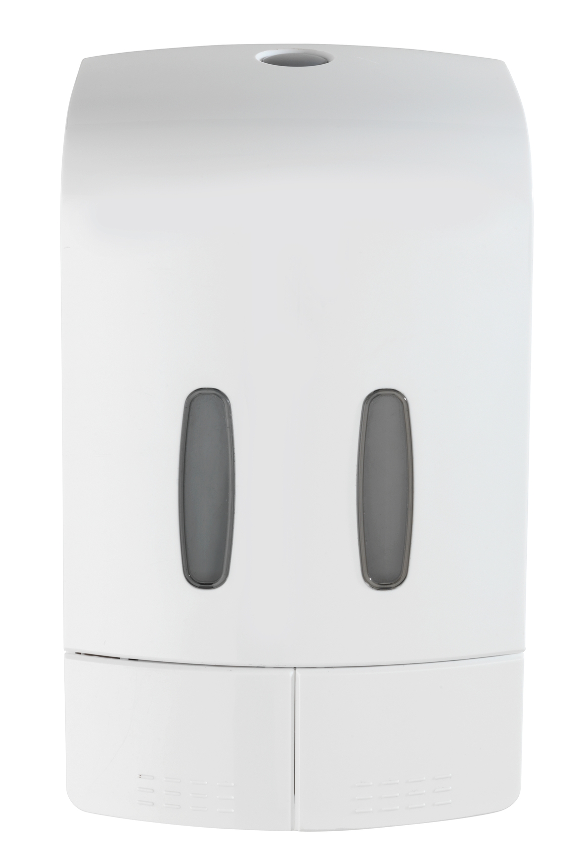 Wenko Tartas desinfectie & zeep wanddispenser 2x480 ml kunststof wit mat