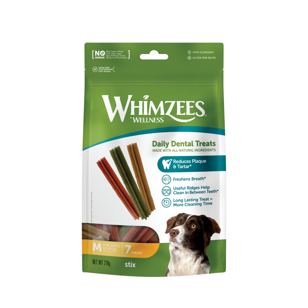 Whimzees Voordeelverpakking Stix Medium7 stuks