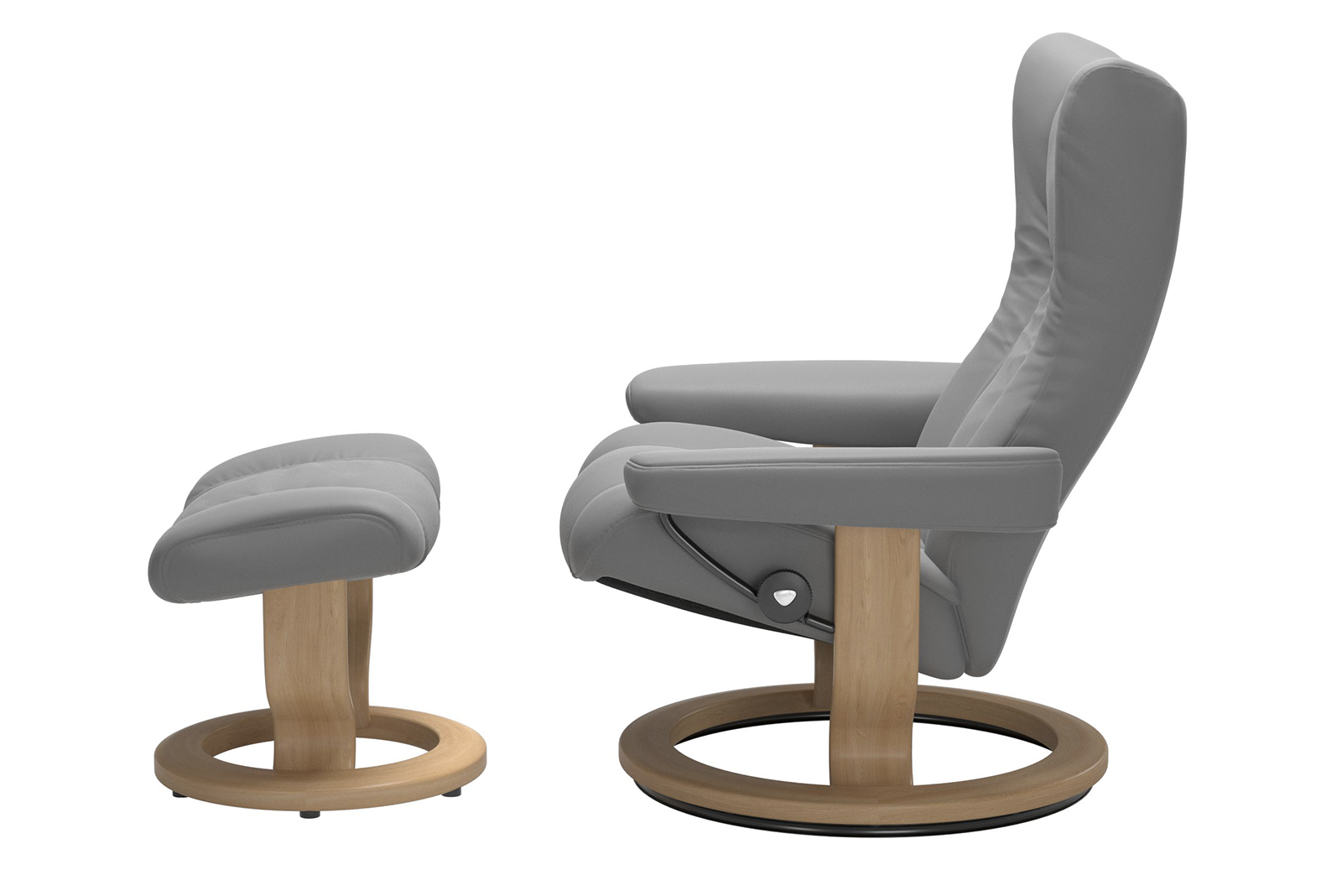 Wing lenestol m/krakk i hud Batick Wild Dove - Classic - Eik
