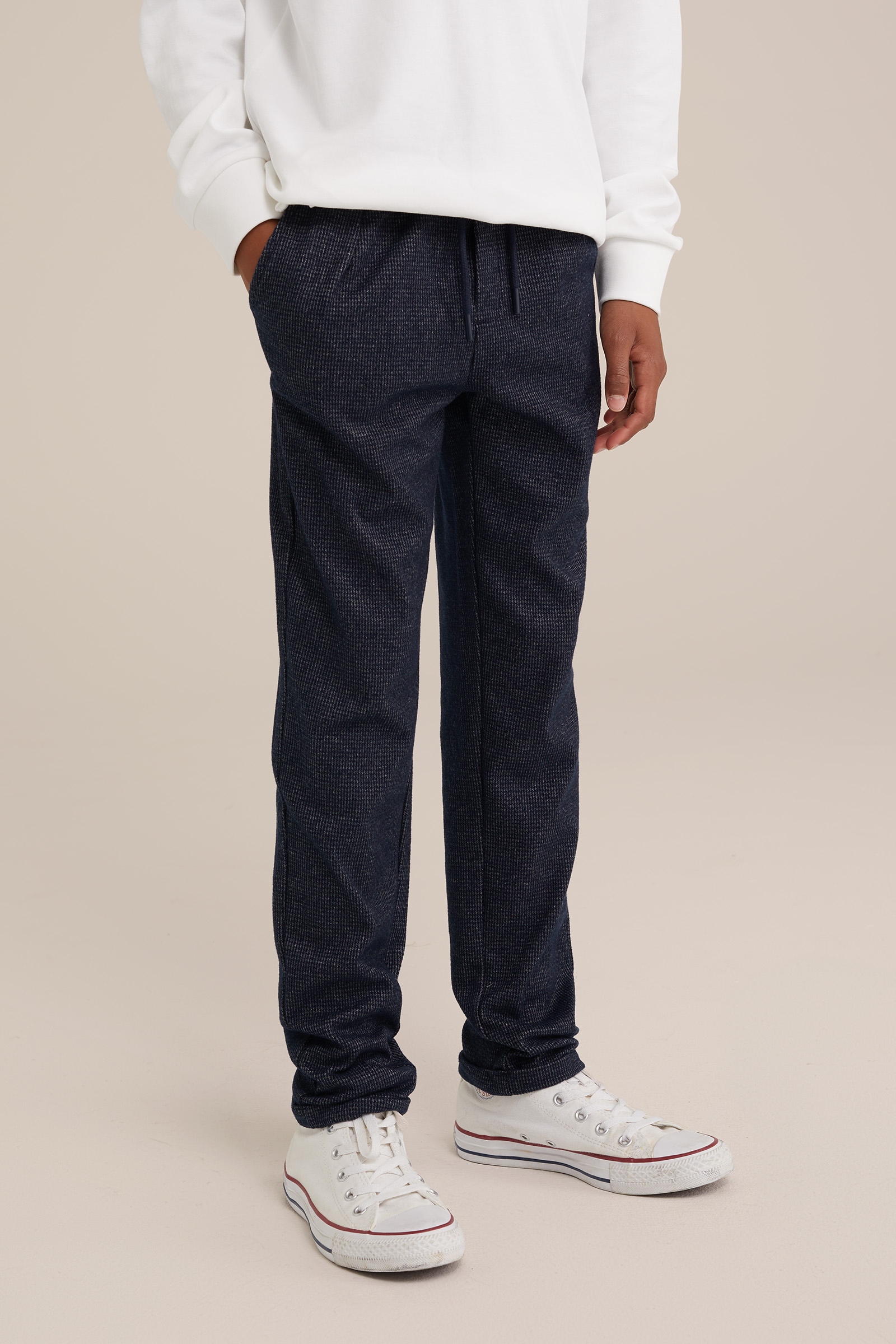 Jongens pantalon met dessin Blue Ridge Donkerblauw