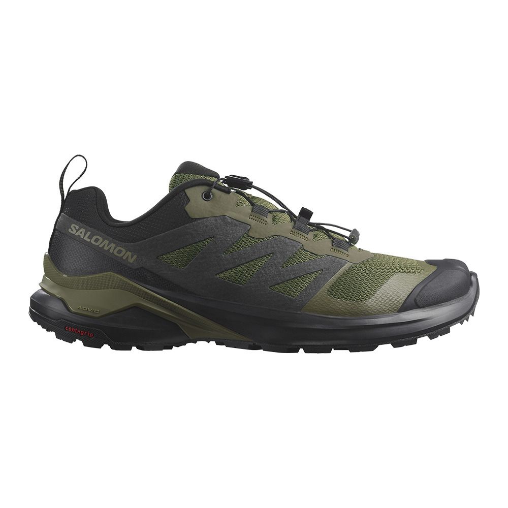 Salomon X-ADVENTURE - Chaussures trail Homme olive night/black/peat
