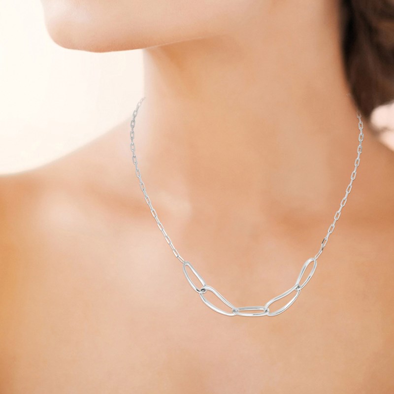 Collier Femme - Argent 925 - Longueur : 45 cm