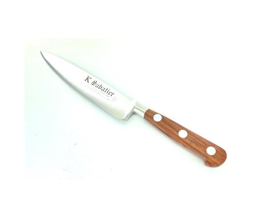 Cuisine 15 cm - Bois naturel palissandre - Rivets Aluminium - Ref 426 Couteaux de cuisine professionnel