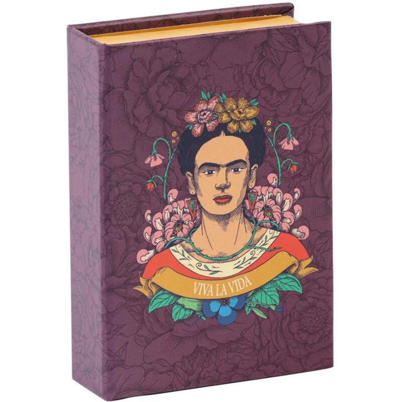 Frida Kahlo, Petites boîtes rectangulaires 9,5x6,5x3 cm, ass.