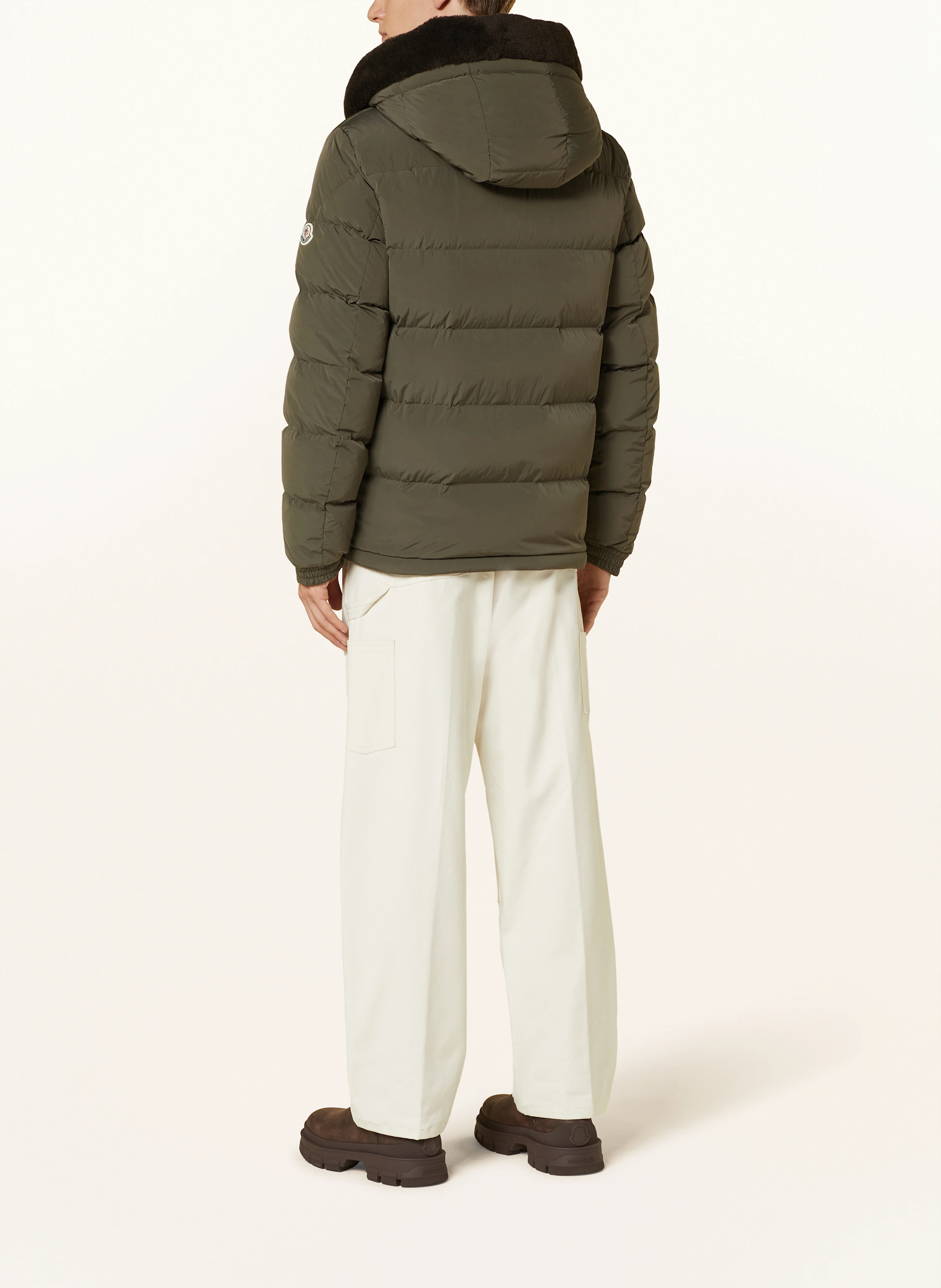 MONCLER Daunenjacke MARCELETTES mit Kunstfell