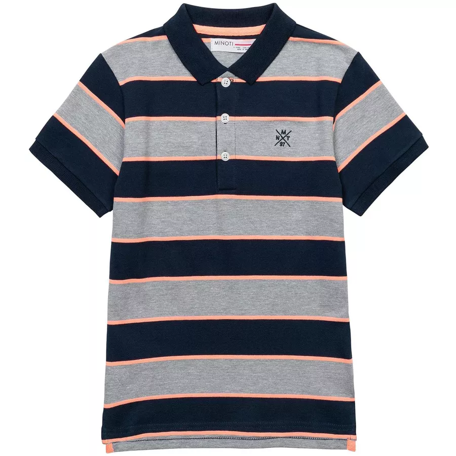MINOTI  Poloshirt GrauDunkelblau