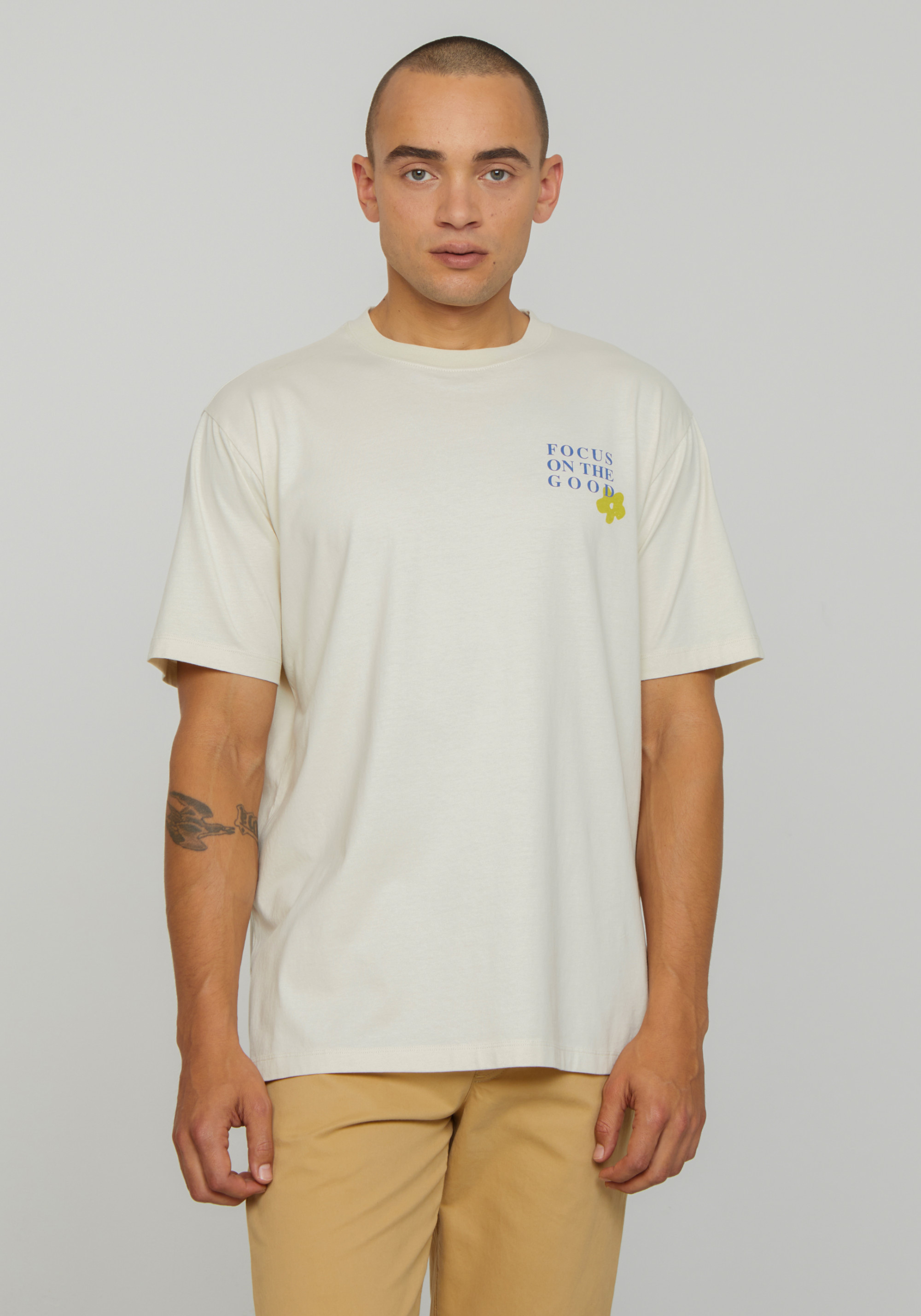 Recolution T-Shirt Aposeris Focus Arctic White