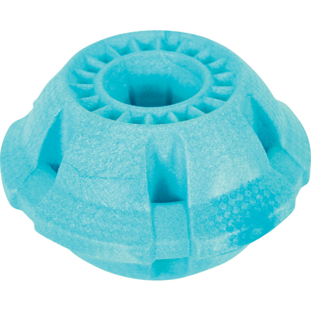 Jouet balle moos ø8 cm tpr flottant bleu pour chien