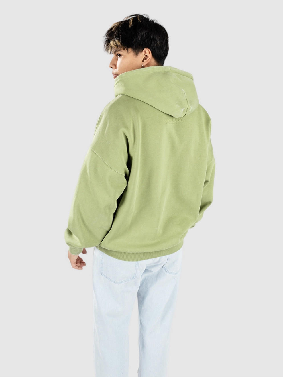 Ninth Hall Fundamental Zip Hoodie green