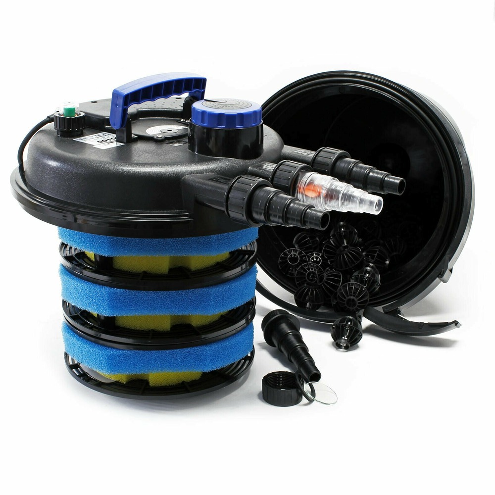 Filtre de bassin à pression uv 11 watts 10000 litres nettoyage facile