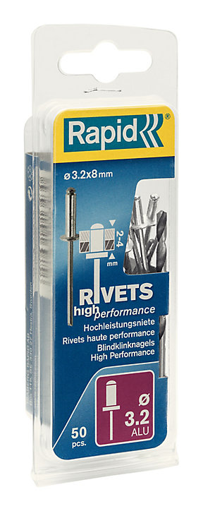 Rivets Haute performance Rapid Ø3.2x8mm