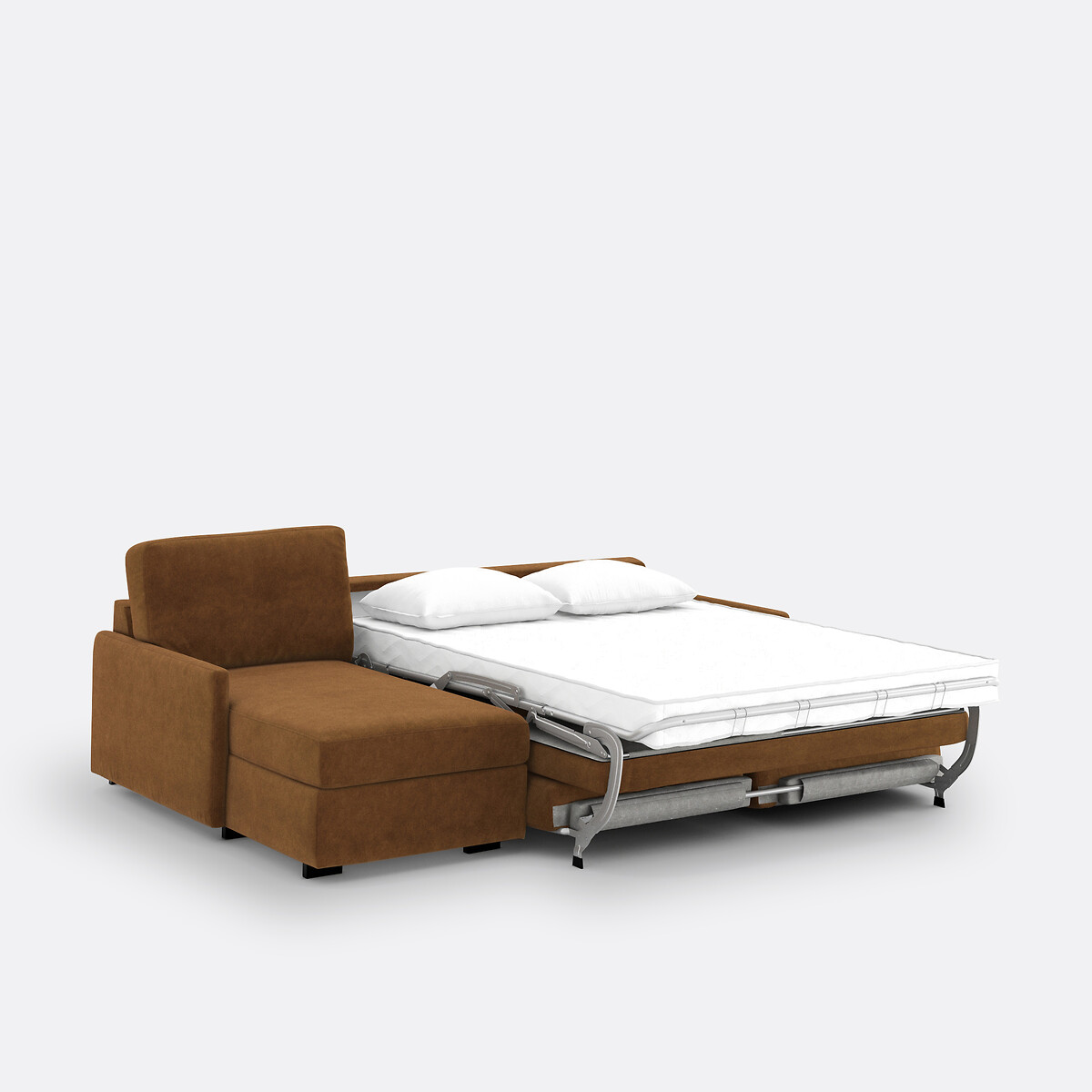 LA REDOUTE INTERIEURS<br>Sofá-cama de canto em veludo, Bultex Marta