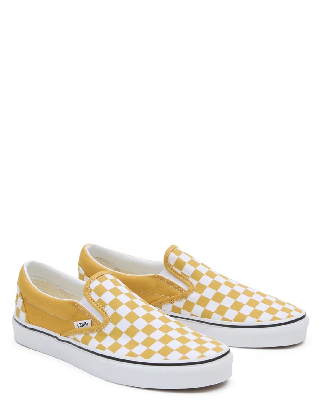 vans Sneakers Femme UA Classic Slip-on Blanc/Jaune